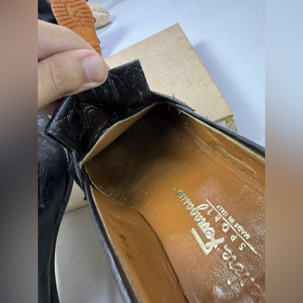Salvatore Ferragamo Black Loafers - Picture 16 of 16